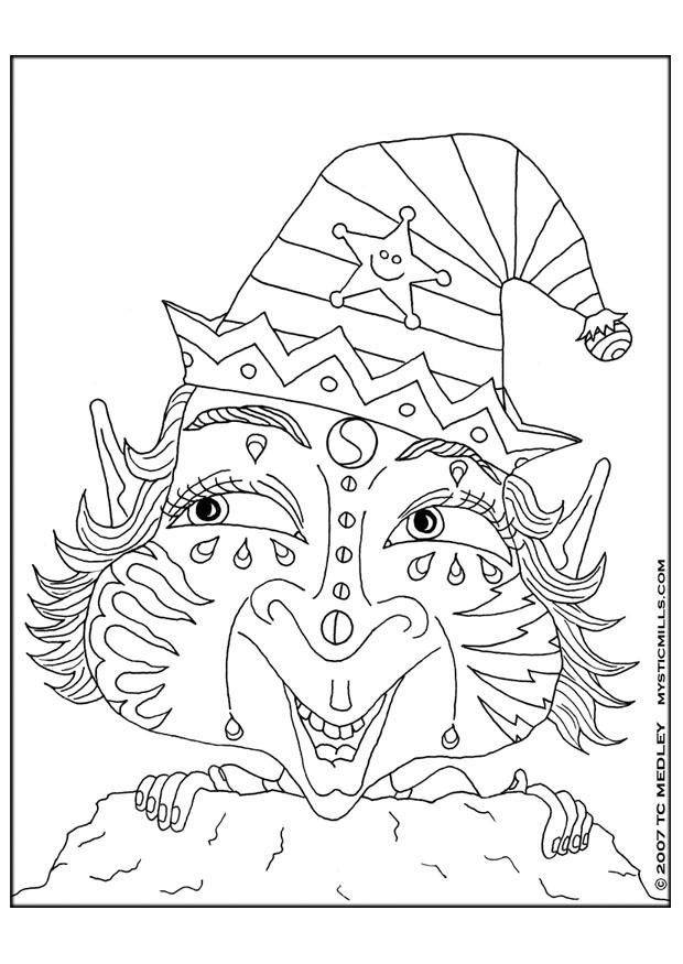 elf Coloring page elf