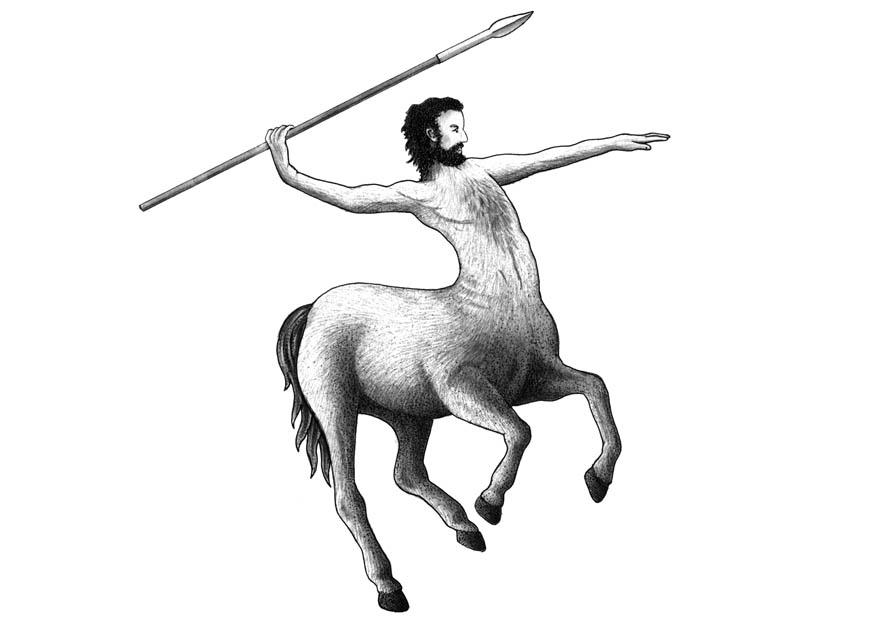centaur Coloring page centaur