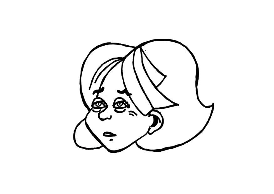 tired Coloring page tired