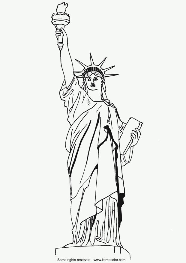statue of liberty Coloring page statue of liberty