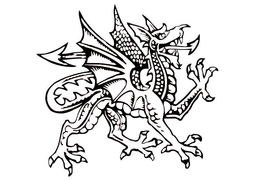 dragon Coloring page dragon