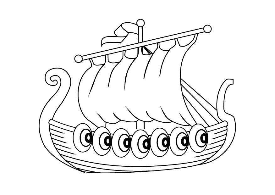 drakar Coloring page drakar