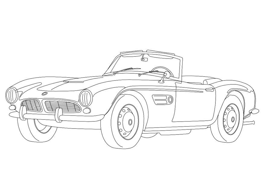 Coloring page bmw 507