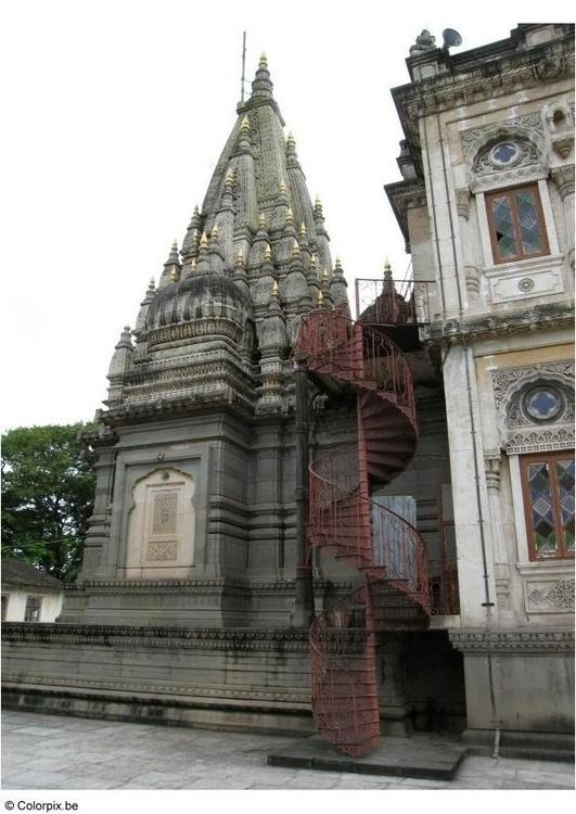 backside of temple