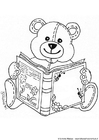 Coloring page bear