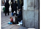 beggar in Milan