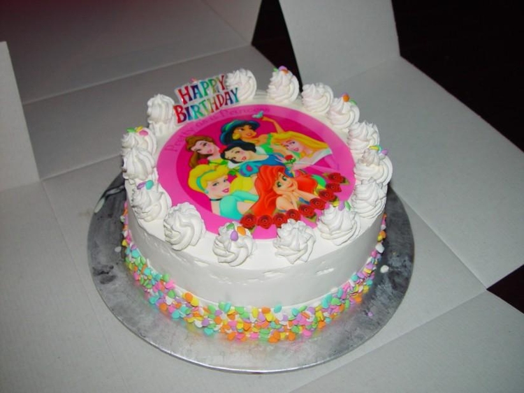 Photo birthday cake
