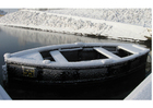 boat in winter