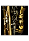 Photo brass and woodwind instruments