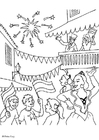 Coloring page carnival