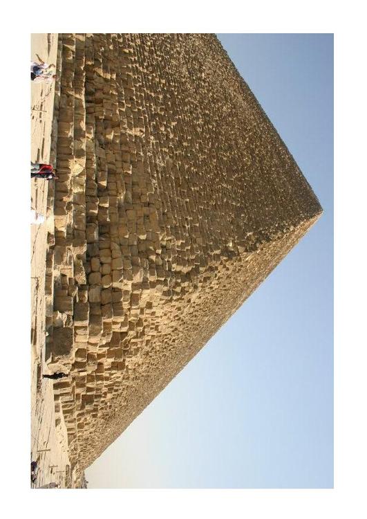 The Great Pyramid of Cheops (Khufu) in Giza