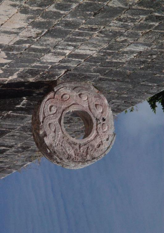 Chichen Itza- goal on sport field