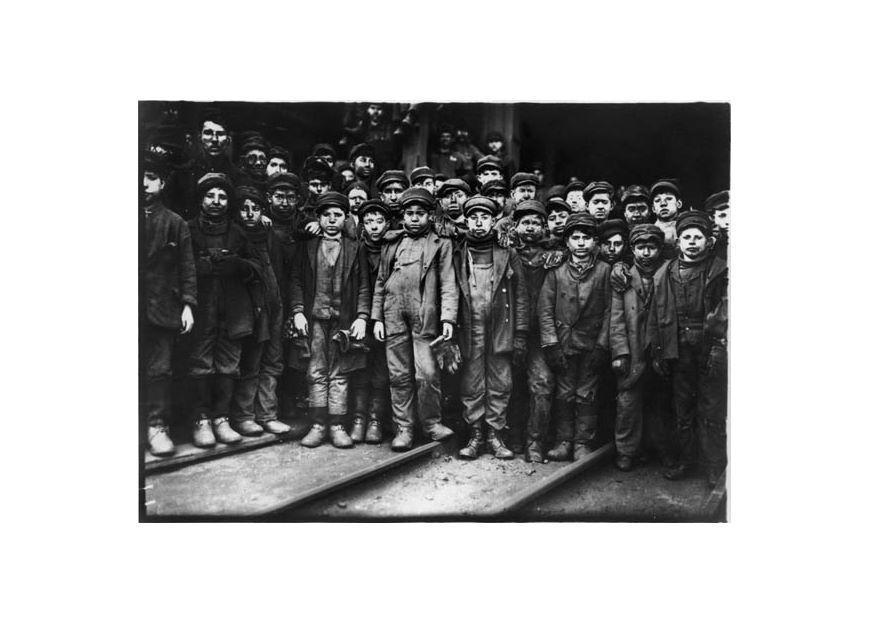 Photo child coal miners 1910