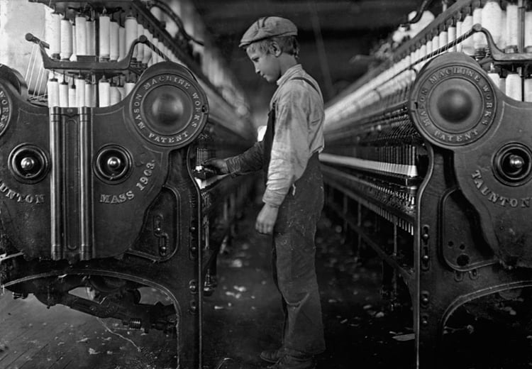 Photo Child Labour 1918