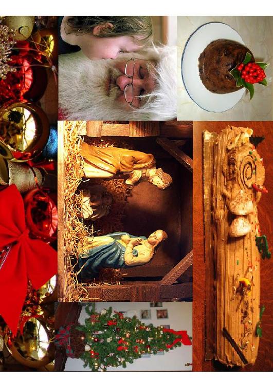 Christmas picture collage