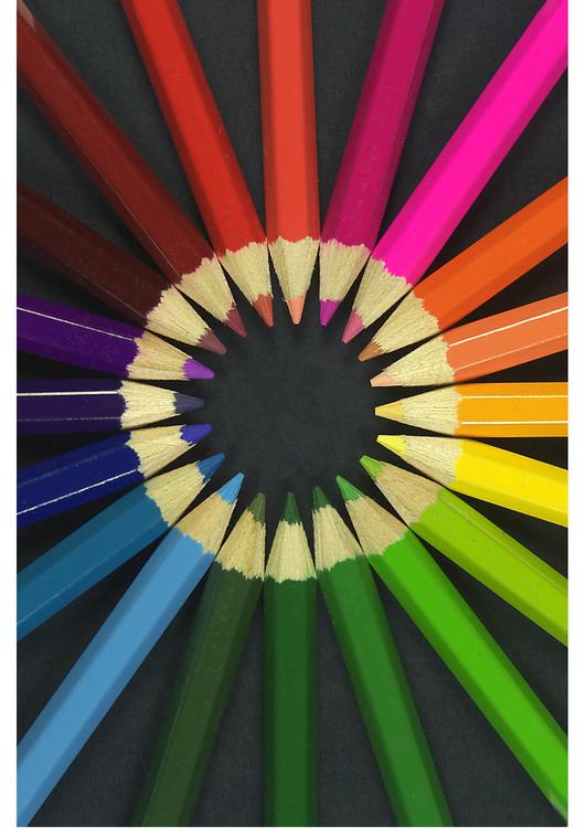 colored pencils