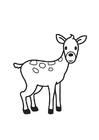 Coloring page doe