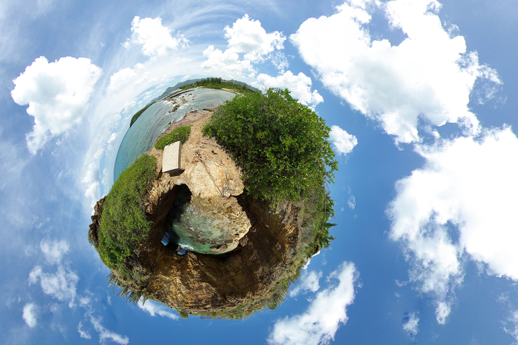 Photo Earth - Panorama effect