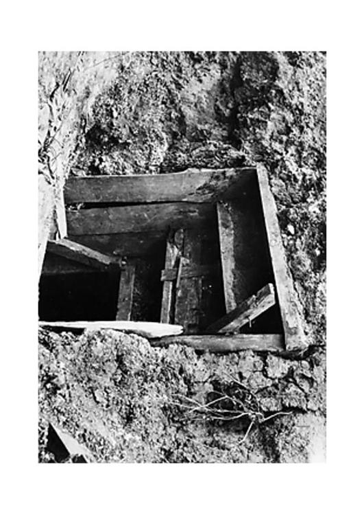 entrance to German dugout