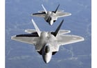 F-22A Raptor in formation