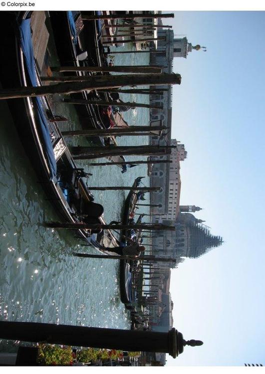 gondalas on the Grand Canal
