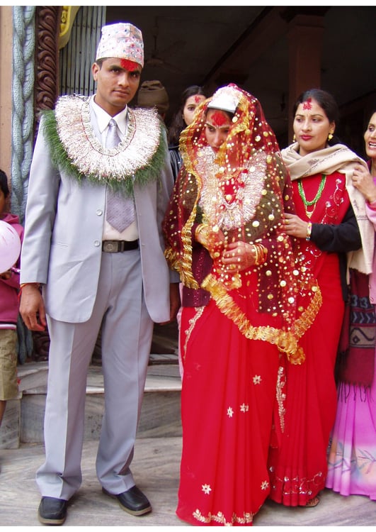 Photo Hindu wedding in Nepal