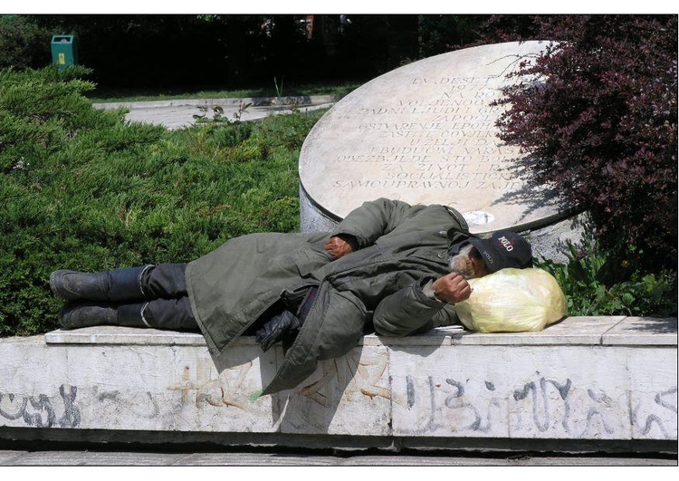 Photo homeless in Sarejevo