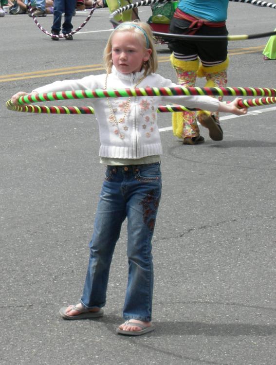 hula hooping