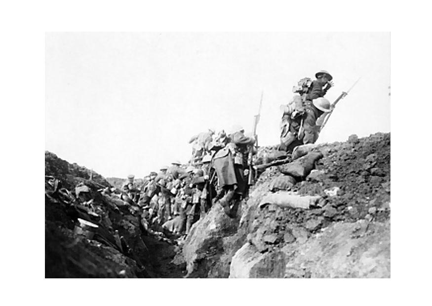 Photo in the trenches