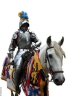 Photos knight on a horse