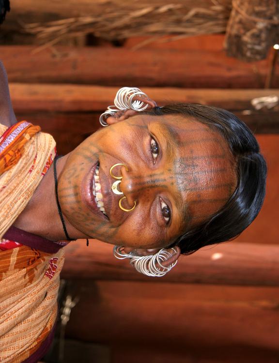 Kutia-kondh woman from India