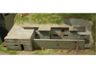 Photos model of a German bunker, 1916