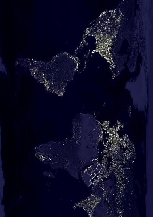 night image Earth, Area 2