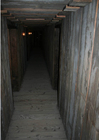 Photos reconstruction of dugout corridors