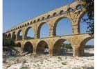 roman aquaduct Nimes, France