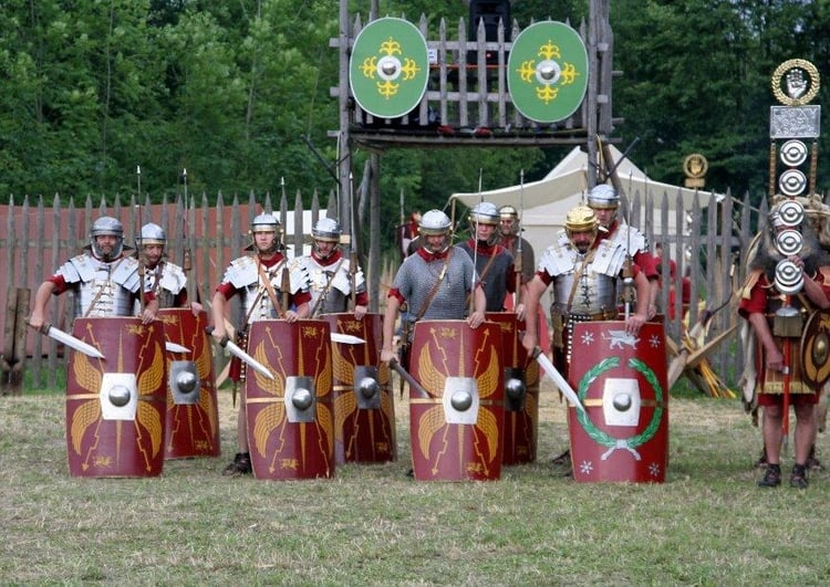 Photo roman soldiers around 70 a.c.