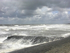 Photo rough sea