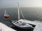 Photos sailboat in winter