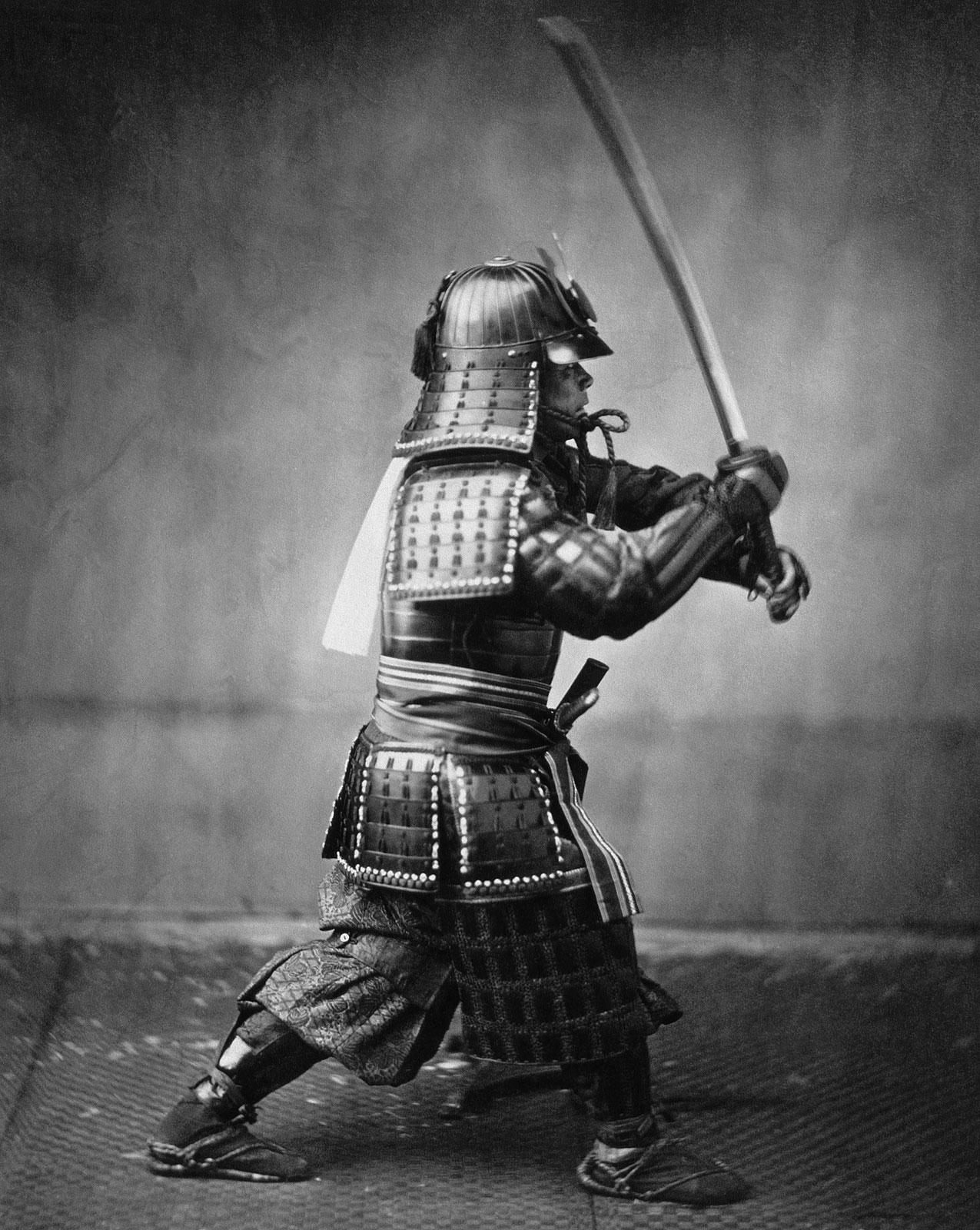 Photo samurai with sword
