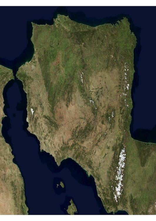 satelite photo Spain