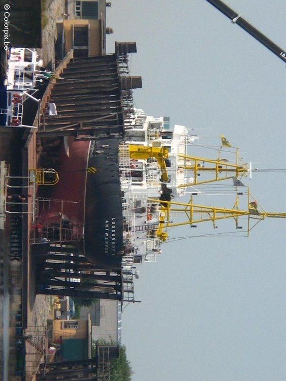 ship in dry dock