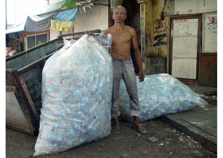 Photo slums in Jakarta