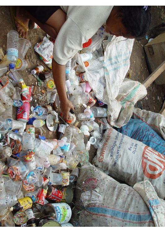 slums in Jakarta, Indonesia