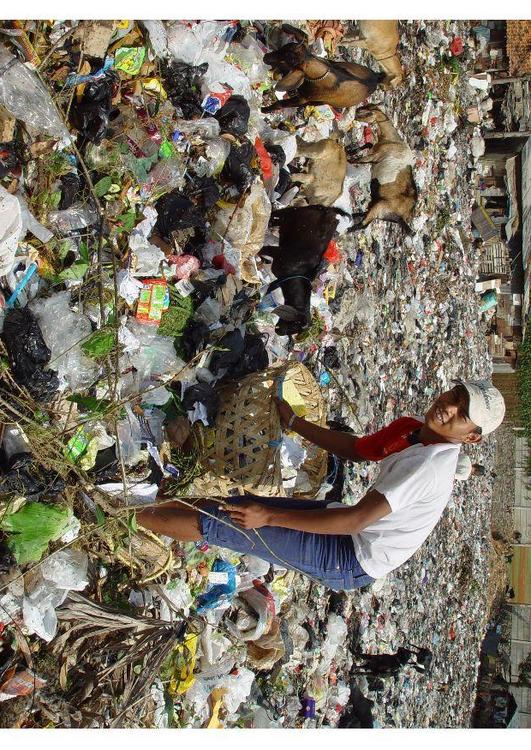 slums in Jakarta, Indonesia