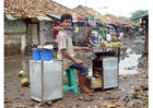 Photos slums in Jakarta, Indonesia