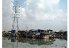 Photos slums in Jakarta