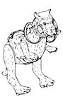 Coloring page Star Wars - Tauntaun