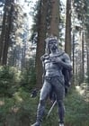 Statue of Ambiorix  in the forest