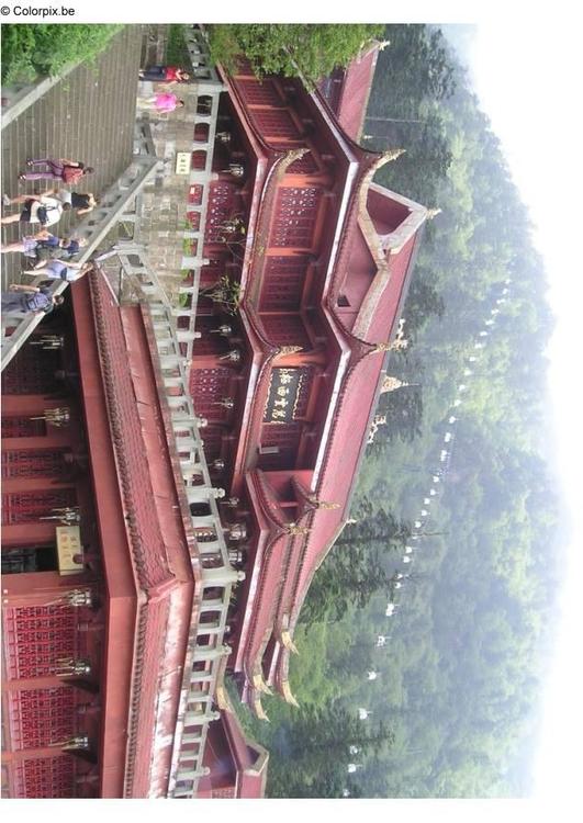 Temple at Mount Emei
