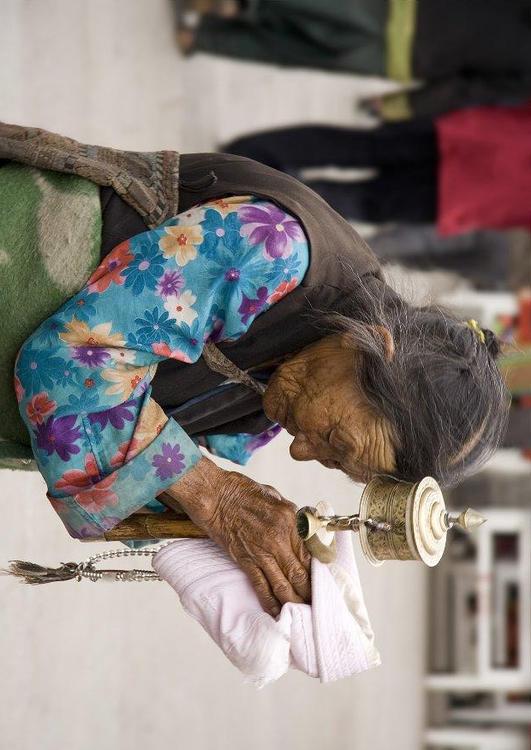 Tibetan woman